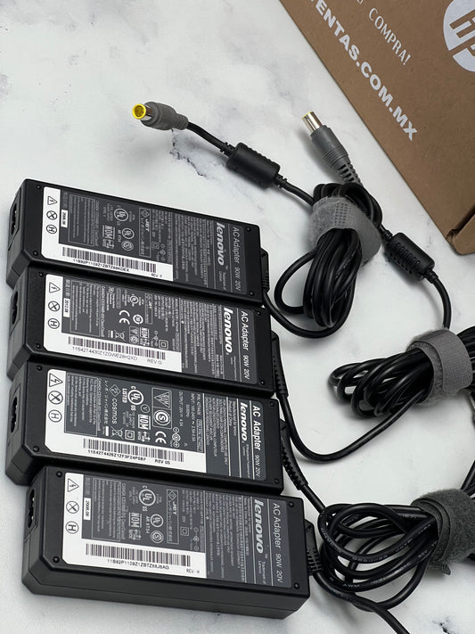 Cargador para Laptop Lenovo modelo 42T4430 ThinkPad 90W 20V 4.5A