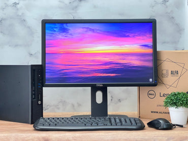 Computadora HP EliteDesk 800 G1 Core i5 4ta 16GB RAM SSD 256GB Monitor Dell 22"