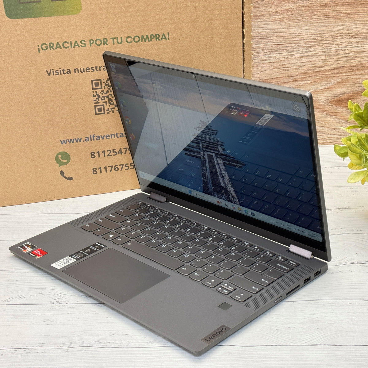 Laptop Lenovo IdeaPad Flex 5 | Ryzen 5 4500U | SSD 256GB | 16GB RAM | Pantalla Táctil 2 en 1 | Windows 11