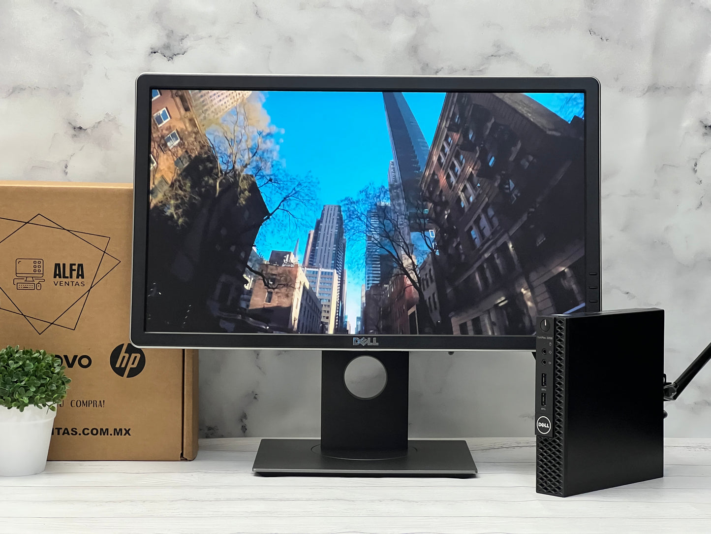 Computadora Dell Optiplex 3050 Core i5 7ma Gen SSD 240gb RAM 8gb DDR4 Windows-Monitor 22"