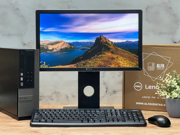 Computadora DELL Optiplex 3020 SFF Core i3 4ta Gen SSD 240GB RAM 16GB Windows Monitor Dell 22” WIFI