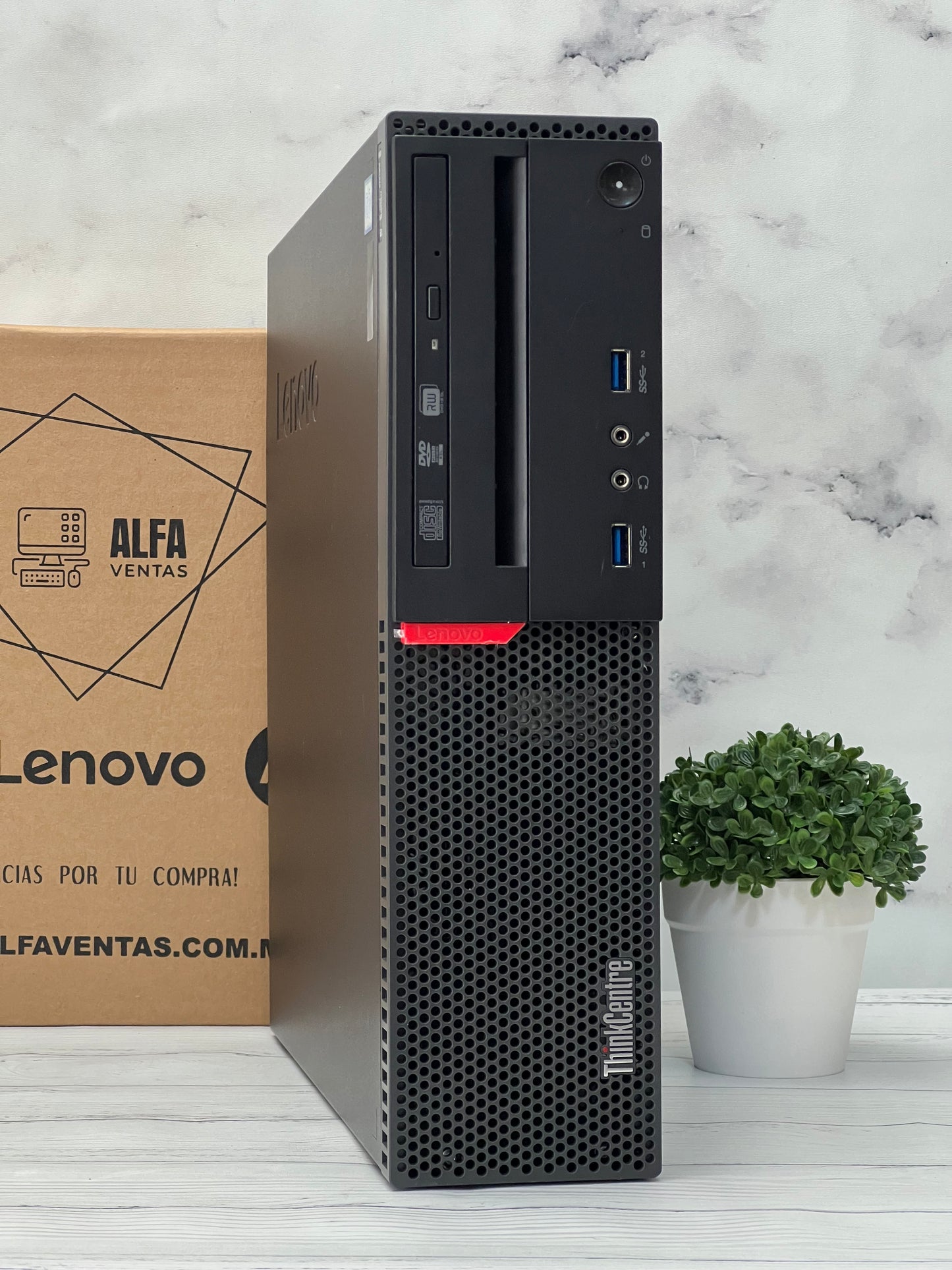 CPU Lenovo ThinkCentre M800 – Core i7 6ta Gen | 16GB RAM | SSD 256GB TARJETA GRAFICA 1GB