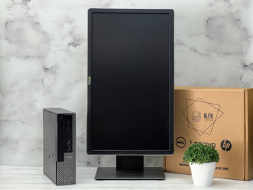Computadora Completa Dell OptiPlex 9020 USFF – SSD 480GB | 16GB RAM | Core i5 4ta Gen | Monitor 22”