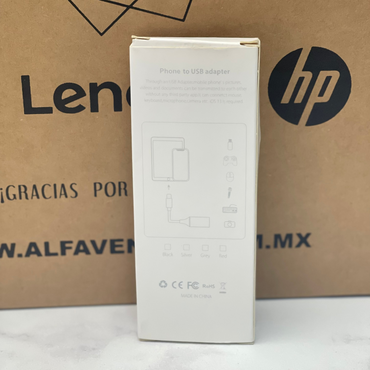 Adaptador de Cámara Lightning a USB | Compatible con iPhone y iPad