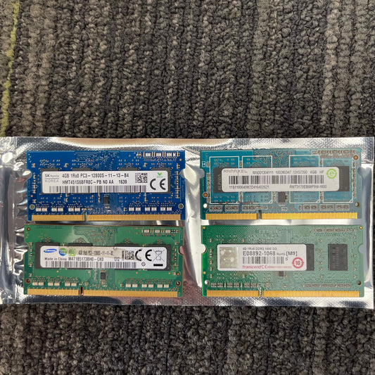 Memoria RAM DDR3 4GB 1600MHz 1333MHz SODIMM – Laptop y AIO