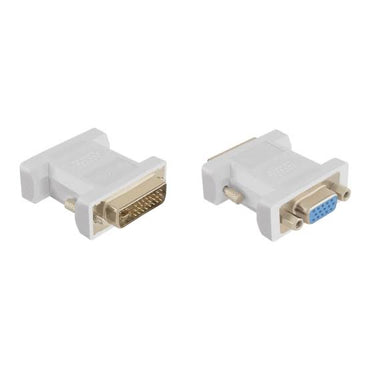 Adaptador DVI-I a VGA (24+5 Pines) – Para PC, Monitores y Proyectores