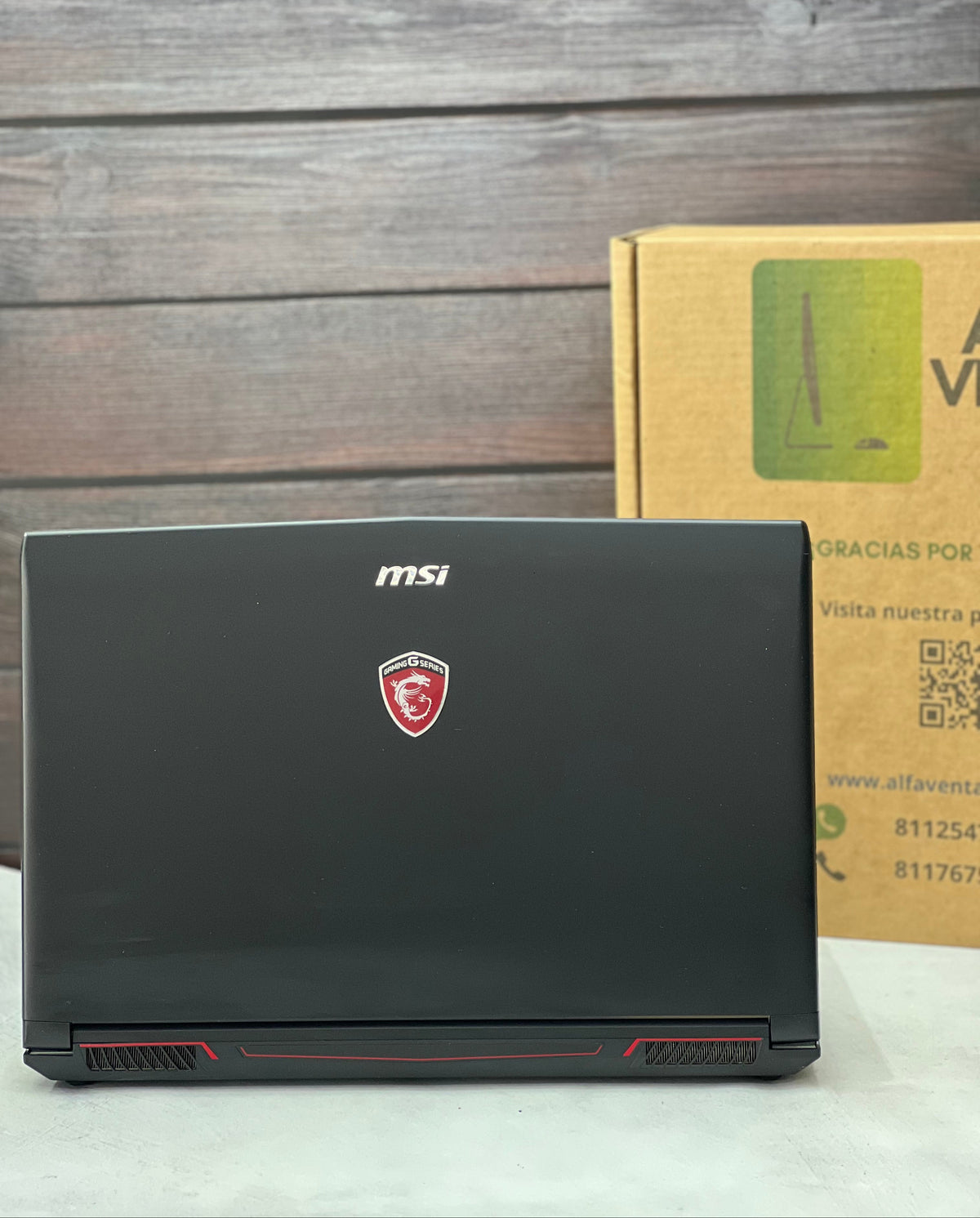 Laptop MSI GL62M 7RE – Core i5 7ma Gen 32GB RAM SSD 512GB Tarjeta NVIDIA GTX 1050 Ti 4GB