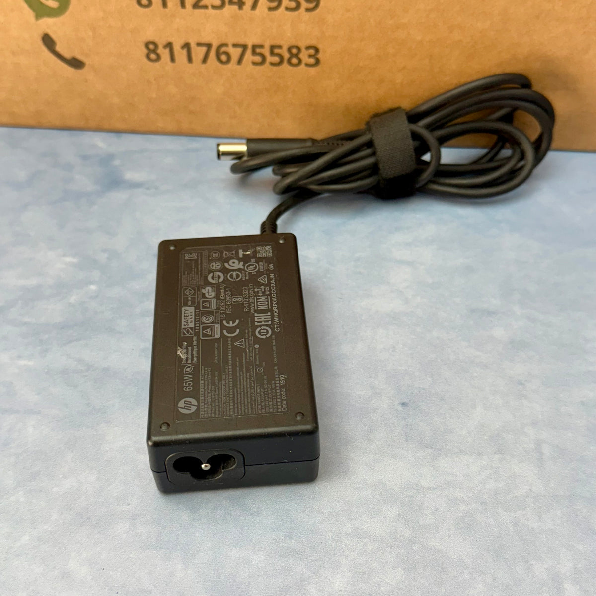 Cargador HP 65W 19.5V 3.33A Pin Central 7.4 × 5.0 mm Original  (de uso)