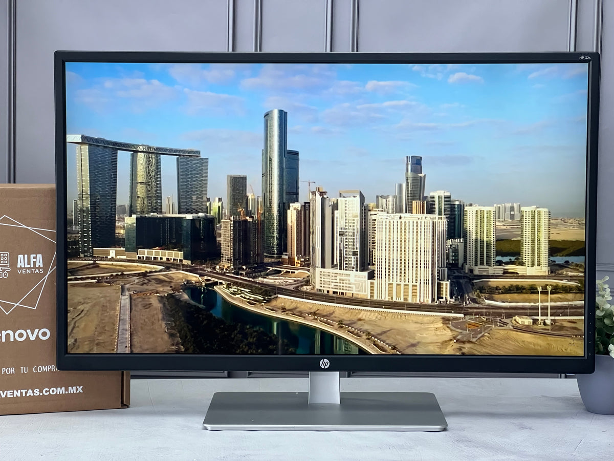 Monitor Hp 32” pulgadas 32s Display 1920 x 1080 (Full HD) 5ms VGA-HDMI 75 Hz