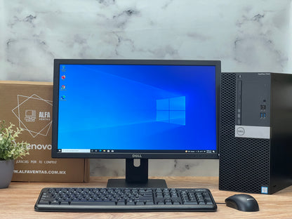 Computadora Completa Dell OptiPlex 5040 MT | Core i7 6ta Gen | 16GB RAM | 1TB SSD| Monitor Dell 22” | Kit Dell