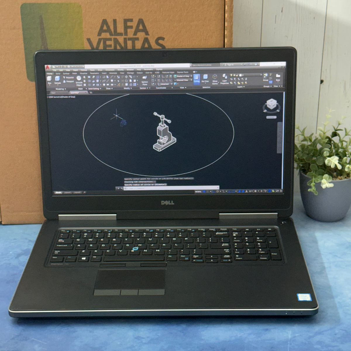 Laptop Dell Precision 7720 Core i7 6ta Gen 16 GB RAM SSD 256GB  Tarjeta NVIDIA Quadro M1200 4GB Pantalla 17.3″