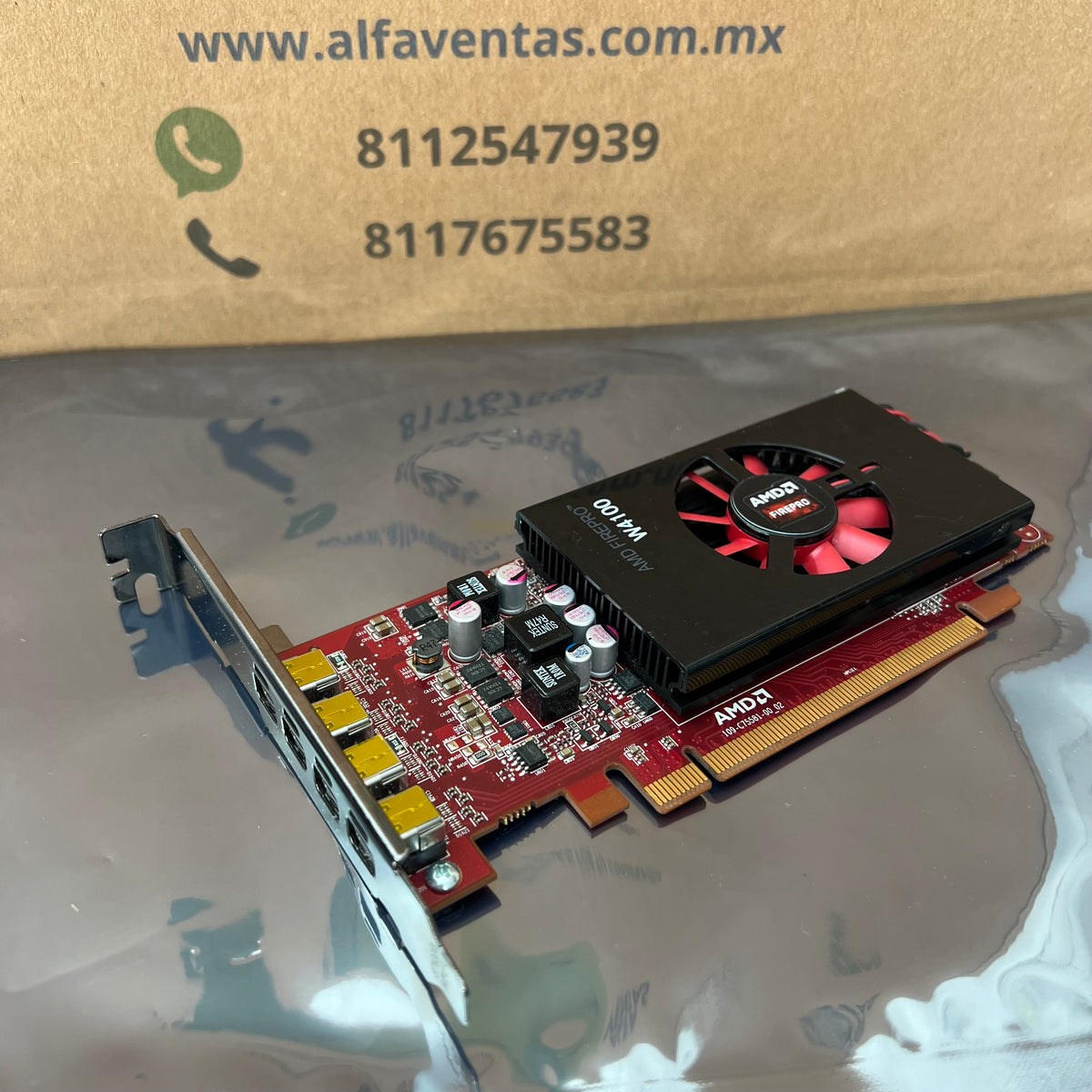 Tarjeta Gráfica AMD FirePro – 2GB | Alto Perfil | Mini DisplayPort