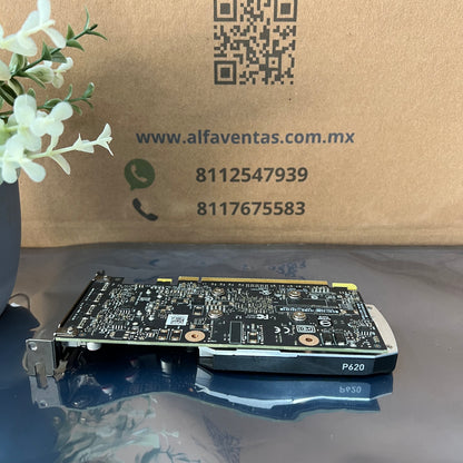 Tarjeta Gráfica NVIDIA Quadro P620 – 2GB GDDR5 | Bajo Perfil | Profesional