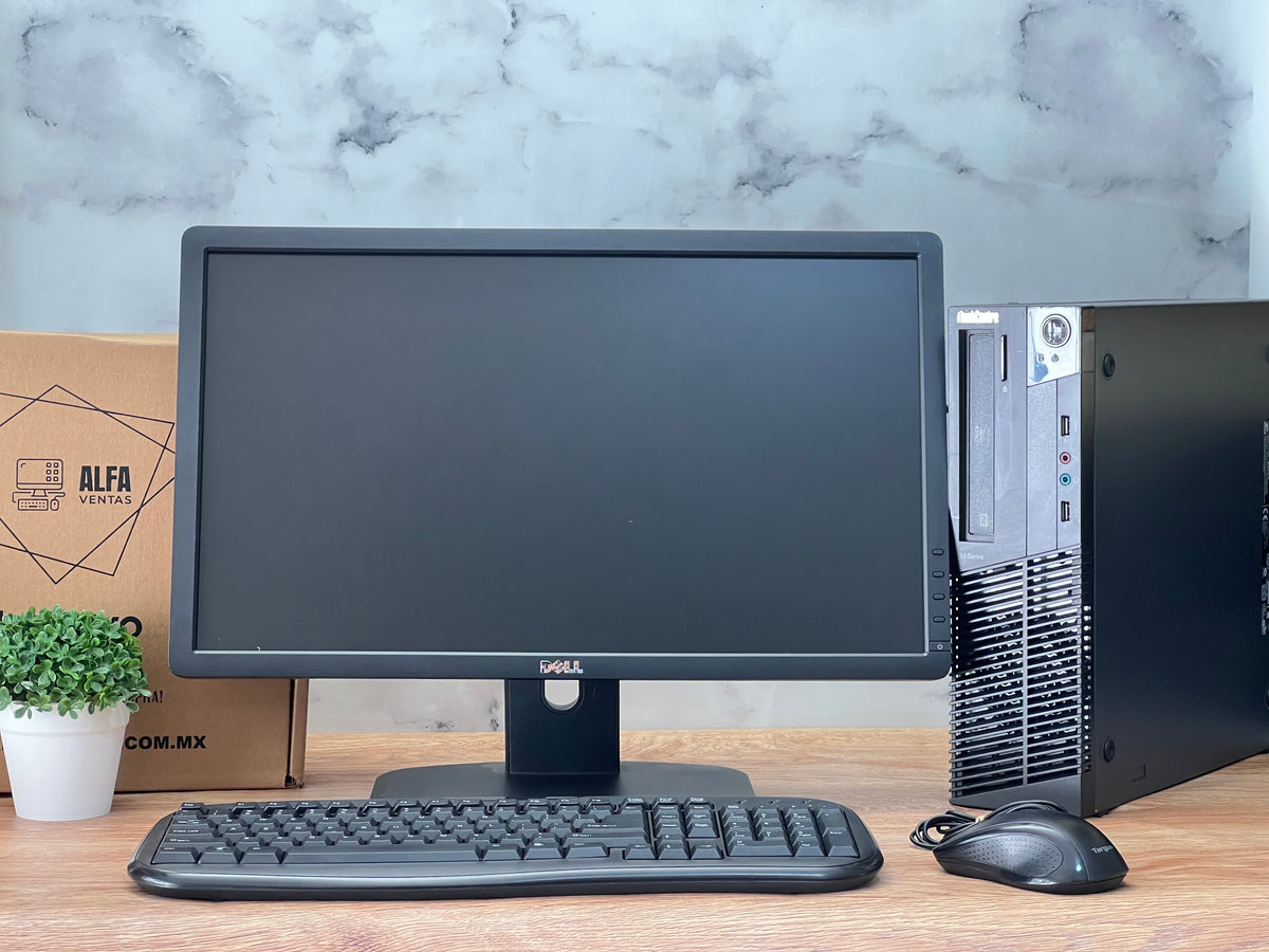 Computadora Completa Lenovo ThinkCentre M82 SSD 240GB | 8GB RAM | Core i7 3ra Gen | Monitor 22”