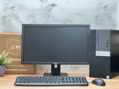 Computadora Completa Dell OptiPlex 5040 MT | Core i7 6ta Gen | 16GB RAM | 1TB SSD| Monitor Dell 22” | Kit Dell
