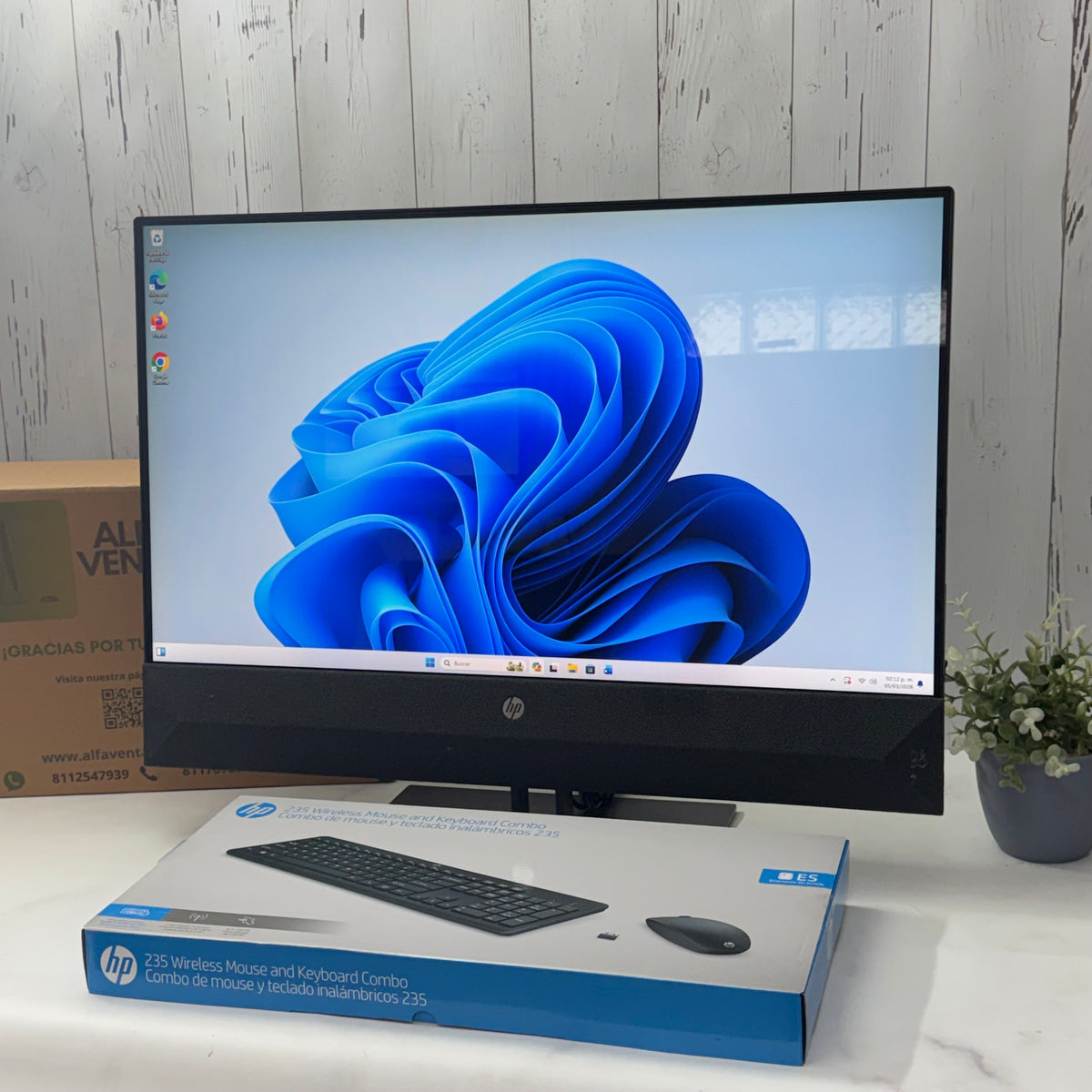 Computadora HP Pavilion AIO 27 Core i5 8va Gen SSD 480GB | 16GB RAM | Pantalla 27” Táctil | Windows 11 | Clase B