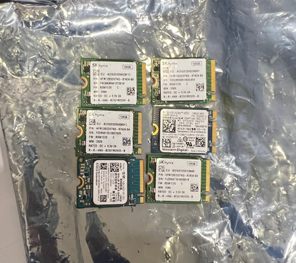 SSD 128GB M.2 2230 PCIe NVMe SKhynix, Kioxia, WD
