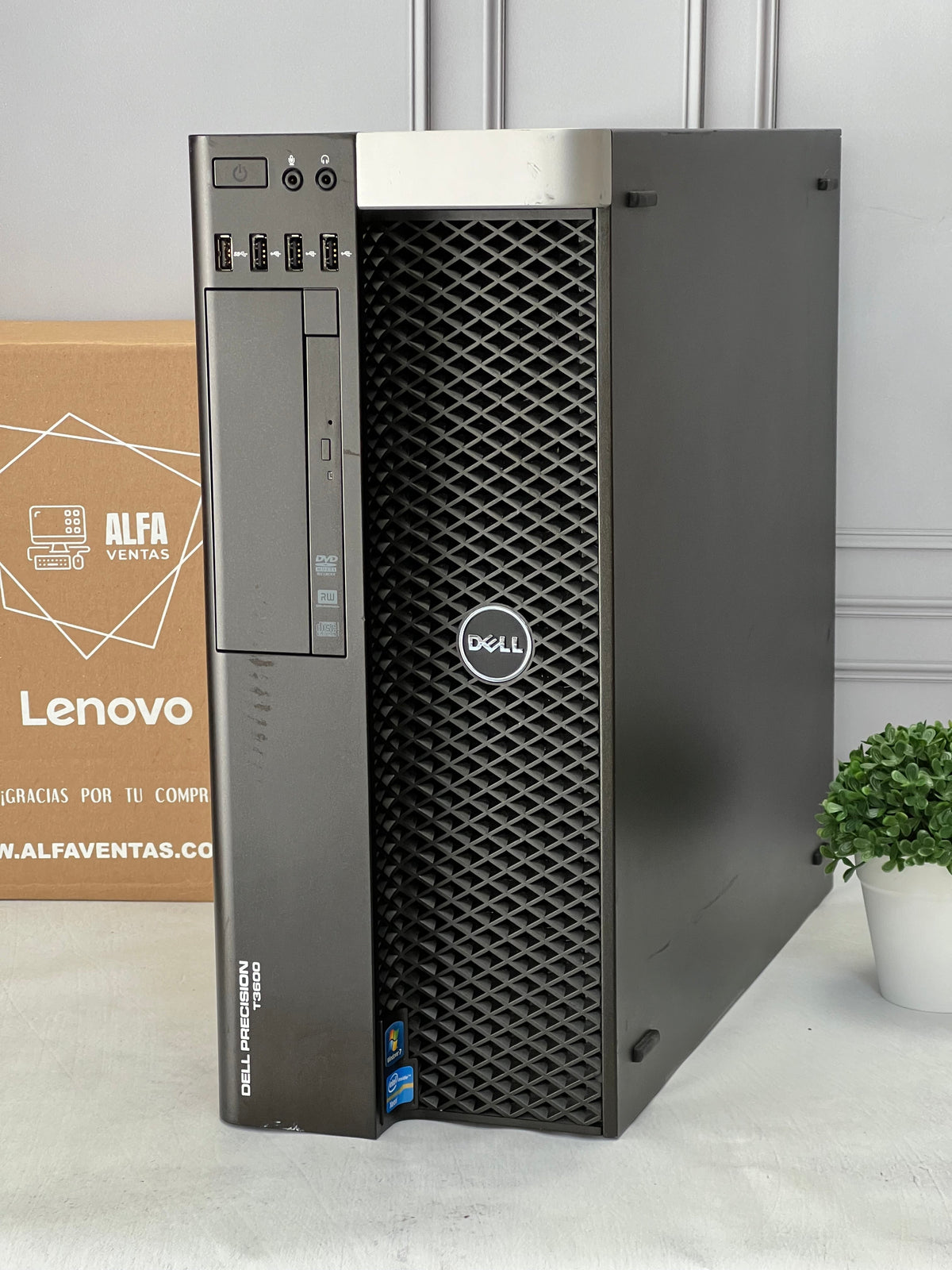 Workstation DELL Precision TOWER T3600 Xeon E5 SSD 1.6TB RAM 16GB Tarjeta GEFORCE GT 730 2GB
