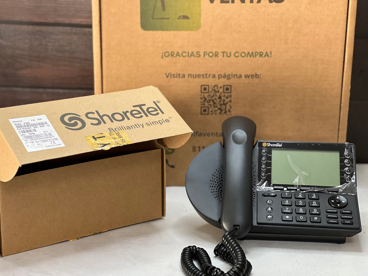 Teléfono ShoreTel IP480 – VoIP de 8 líneas