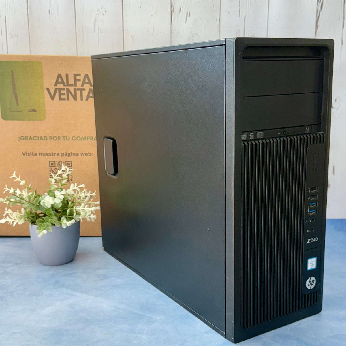 Workstation HP Z240 Tower Core i7 7maGen 32GB RAM SSD 512GB + HDD 1TB  Tarjeta NVIDIA Quadro K420 2GB