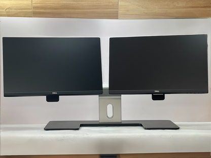 2 Monitores Dell 22” Full HD + Base Dual Original Dell MDS14  | Setup Profesional Oficina