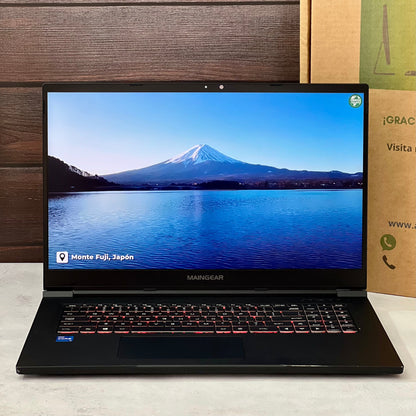 Laptop Maingear Gaming Core i7 11va Gen SSD 1TB | 32GB RAM | Tarjeta NVIDIA RTX 3080 16GB | Pantalla 17.3”