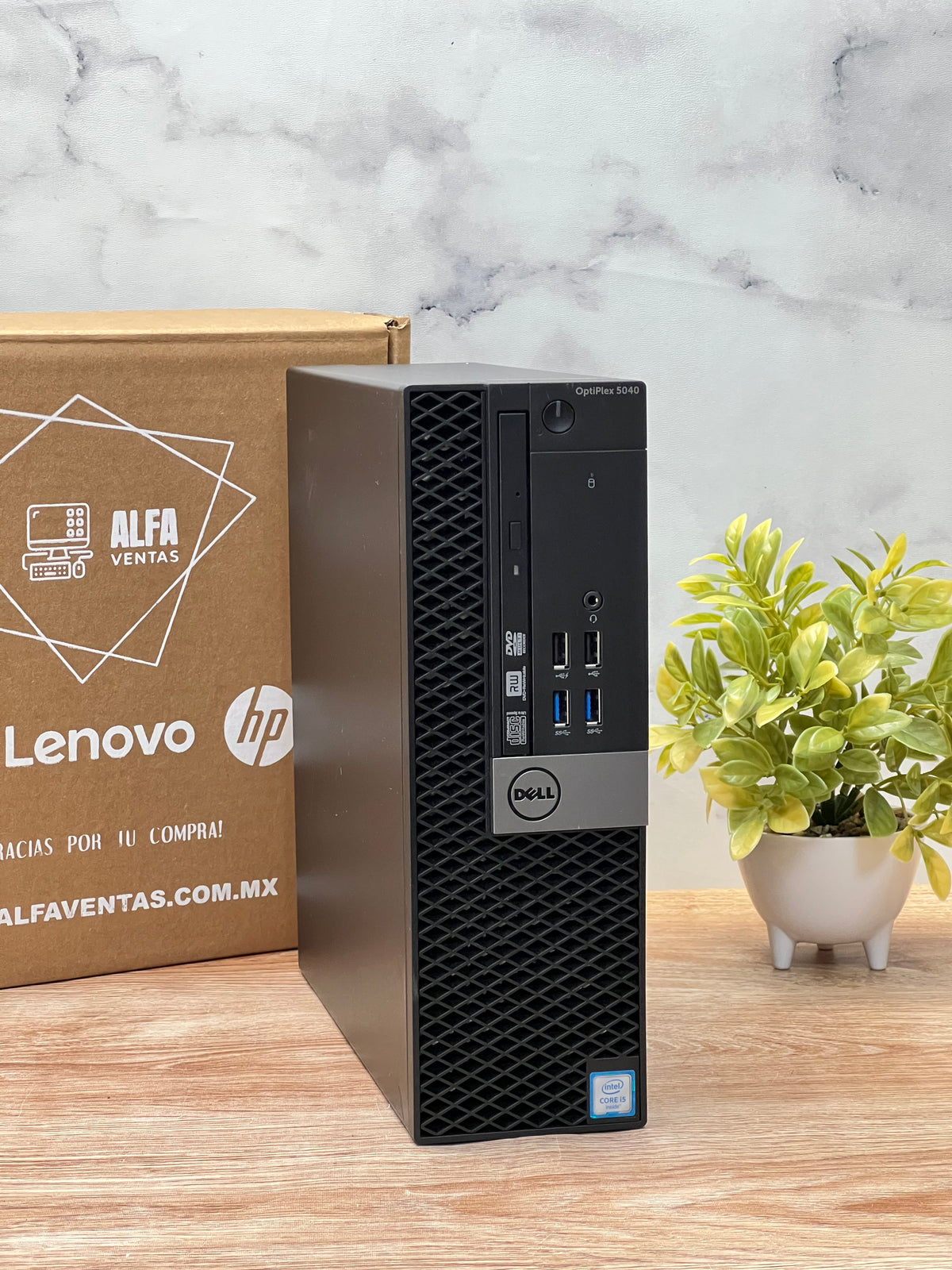 CPU Dell OptiPlex 5040 SFF – Core i5 6ta Gen SSD 500GB RAM 16GB DDR3 Tarjeta AMD Radeon R5 340 2GB