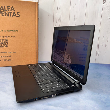 Laptop Toshiba Satellite C555 Celeron SSD 240GB 8GB RAM Pantalla 15.6” Windows 10