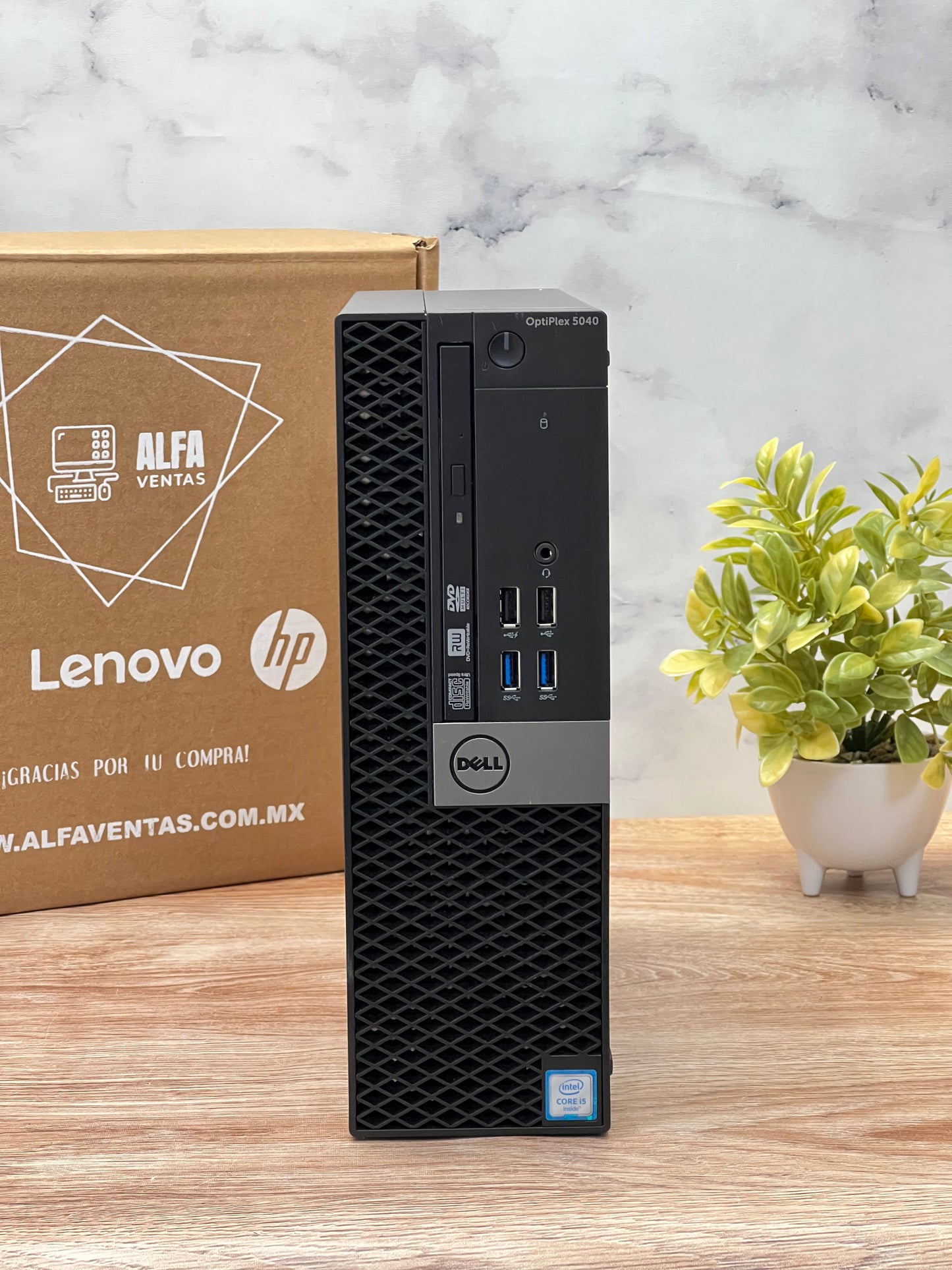 CPU Dell OptiPlex 5040 SFF – Core i5 6ta Gen SSD 500GB RAM 16GB DDR3 Tarjeta AMD Radeon R5 340 2GB