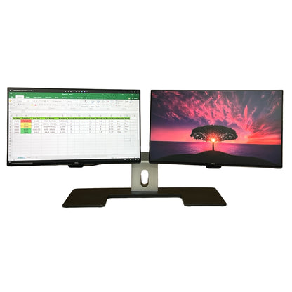 2 Monitores Dell 24” Full HD HDMI + Base Dual  | Setup Profesional Oficina / Trading