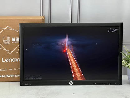 Monitor HP ProDisplay P201  20” LED VGA  DVI 1600×900  60Hz  Sin Base Clase B