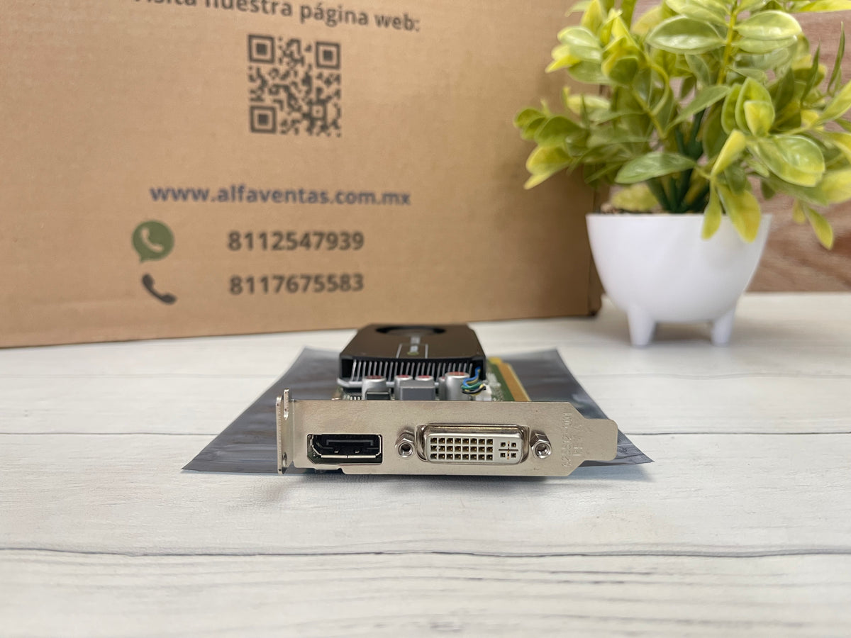 Tarjeta gráfica NVIDIA Quadro K600  1GB DDR3  DisplayPort  DVI