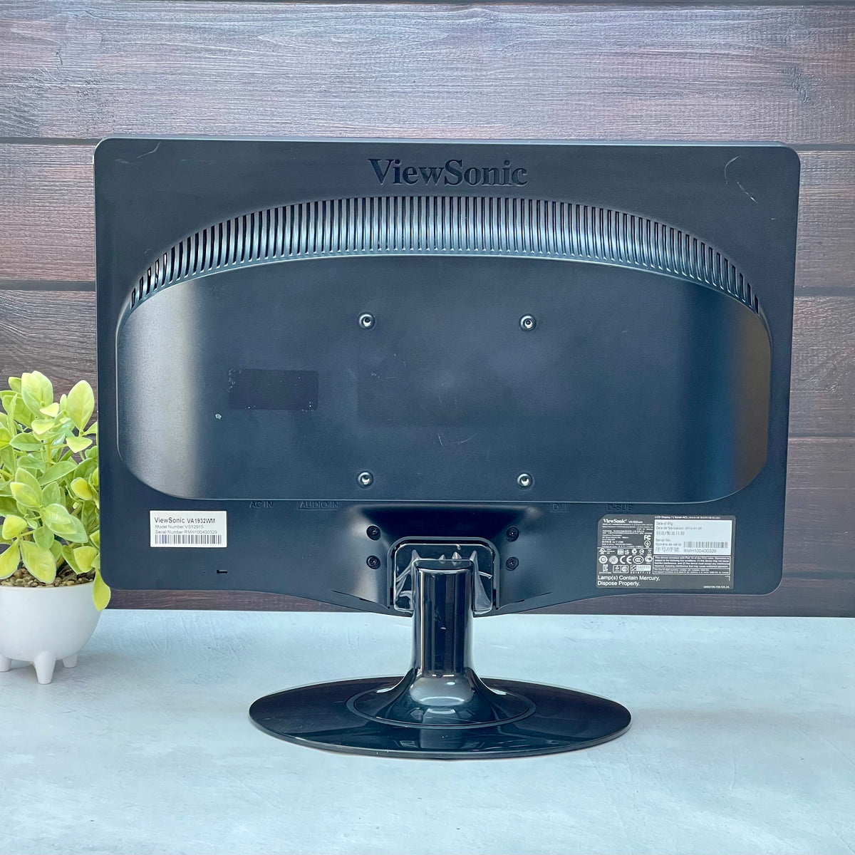 Monitor ViewSonic VA1932wm – 19” Widescreen | 1440x900 | VGA + DVI