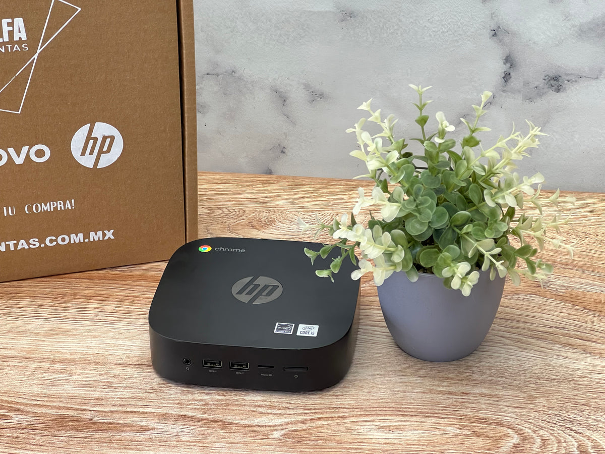Mini HP Chromebox G3 Ultra Compacto  Core i5 10ma gen 8GB RAM 64GB SSD Chrome OS