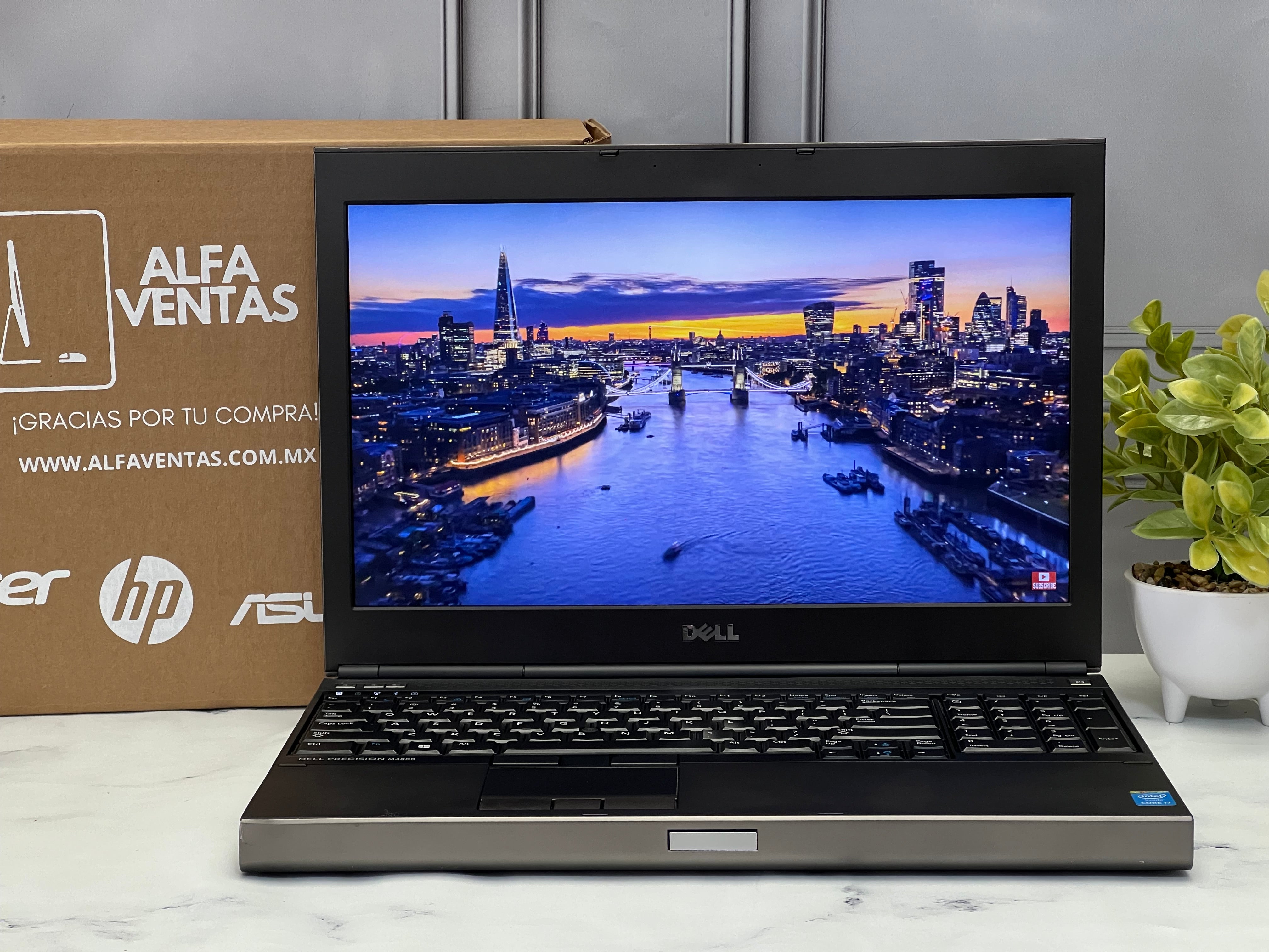 Laptop Dell Precision M4800 Core i7 4ta Gen SSD 960GB RAM 32GB W10 NVI –  Alfa Ventas