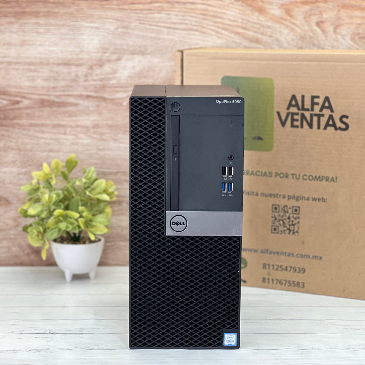 CPU Dell OptiPlex 5050 Tower Core i5 7ma gen 16GB RAM SSD M.2. 1TB  Tarjeta gráfica Quadro K2000 2GB