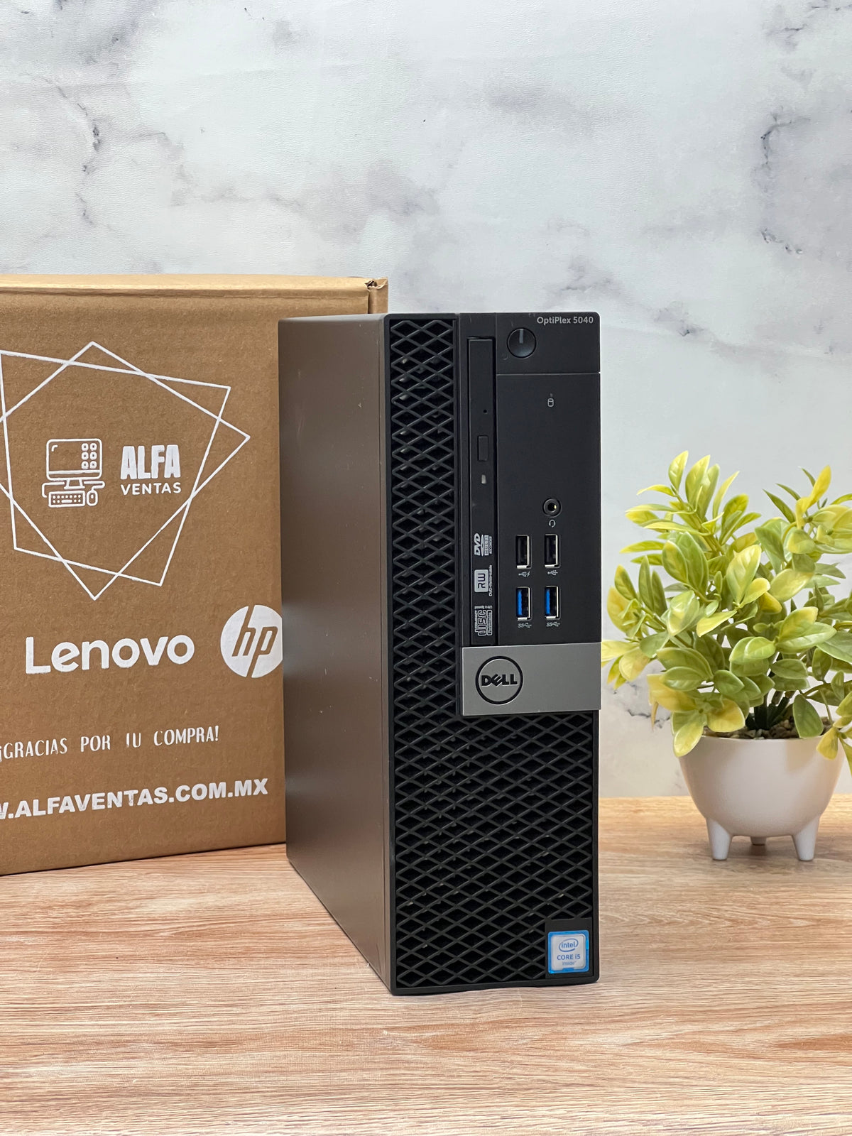 CPU Dell OptiPlex 5040 SFF – Core i5 6ta Gen SSD 500GB RAM 16GB DDR3 Tarjeta AMD Radeon R5 340 2GB
