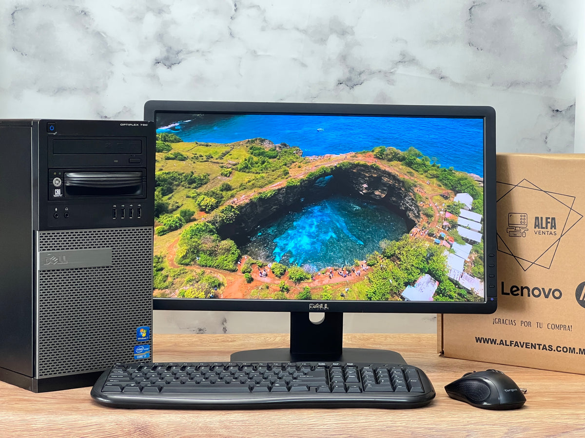 Computadora Dell Optiplex 790 | Core i7 2da Gen | SSD 240GB | RAM 8GB | Monitor LED 22"