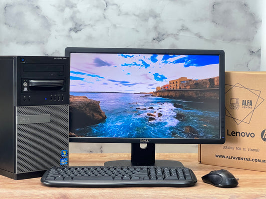 Computadora Dell Optiplex 790 | Core i7 2da Gen | SSD 240GB | RAM 8GB | Monitor LED 22"