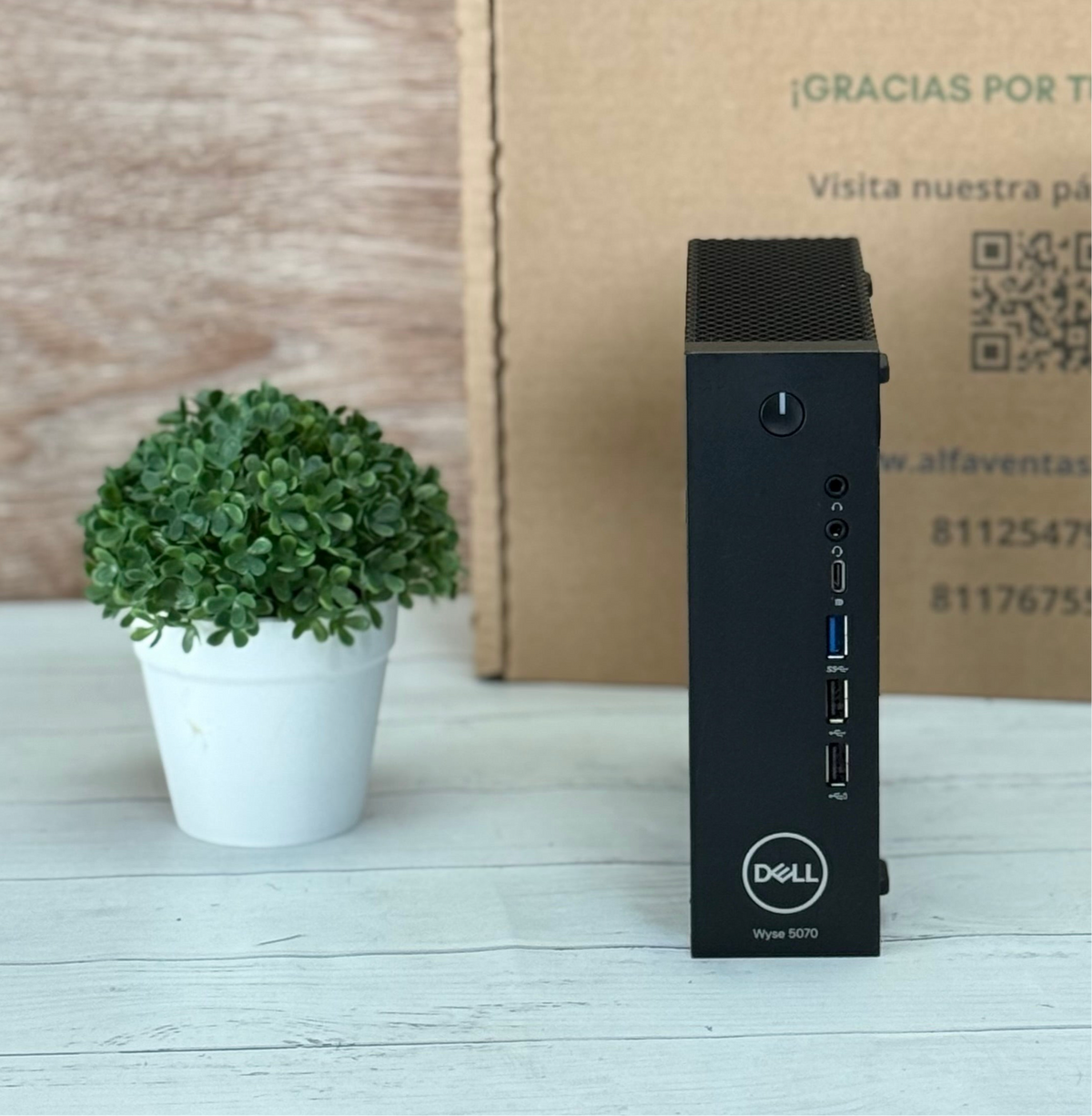 CPU Dell Wyse 5070 Extended Pentium SSD M.2. 256GB RAM 8GB Windows 10 Tarjeta gráfica 1GB