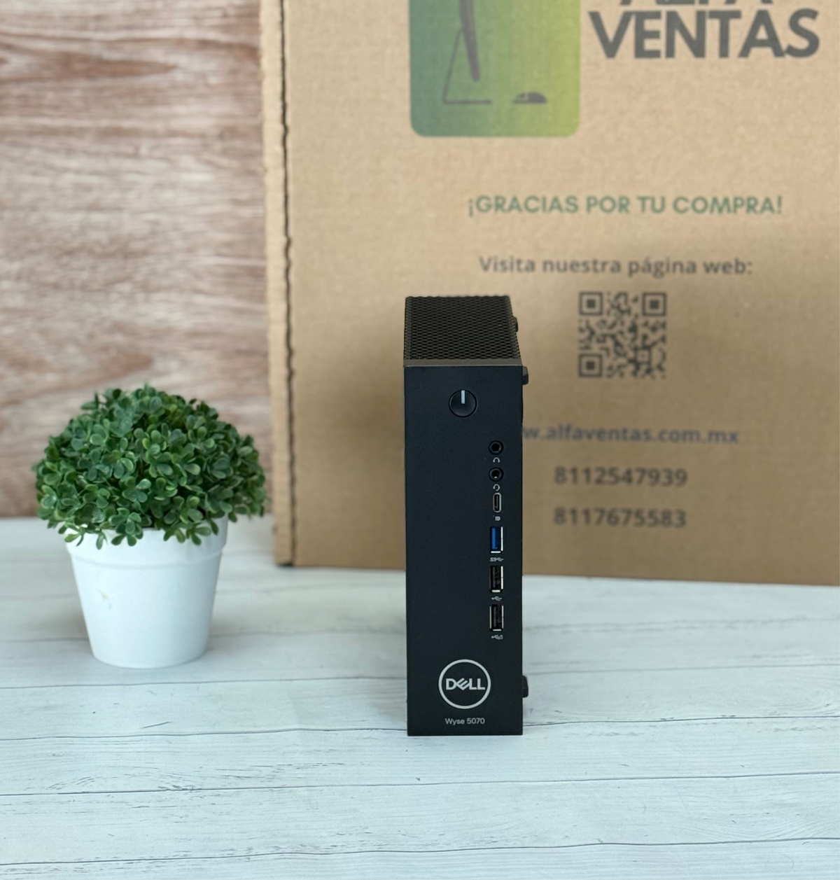 CPU Dell Wyse 5070 Extended Pentium SSD M.2. 256GB RAM 8GB Windows 10 Tarjeta gráfica 1GB