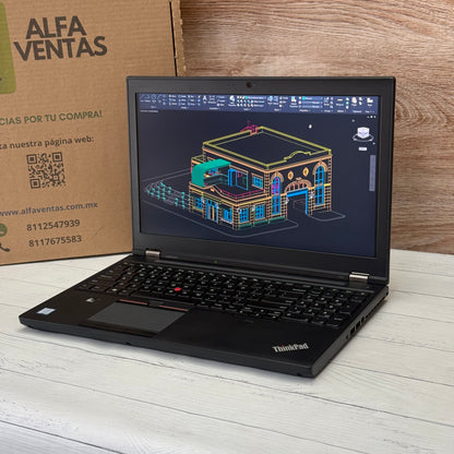 Laptop Lenovo ThinkPad P50 Xeon E3 SSD 256GB 32GB RAM Pantalla tactil  15.6" NVIDIA Quadro M2000M 4GB Clase B