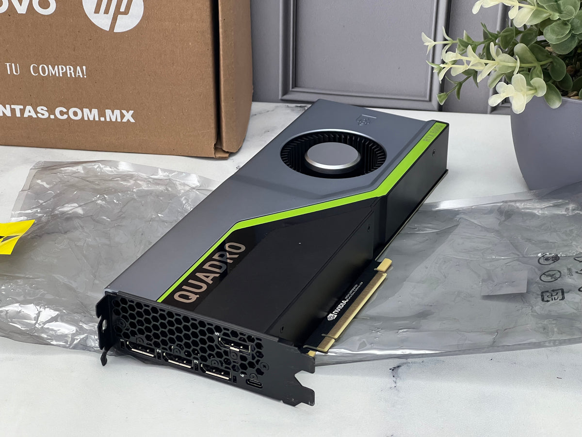 Tarjeta Gráfica Quadro RTX 5000, 16 GB GDDR6, 256 Bit, Resolución 7680 x 4320, PCI Express x16 3.0 - Potencia para Profesionales