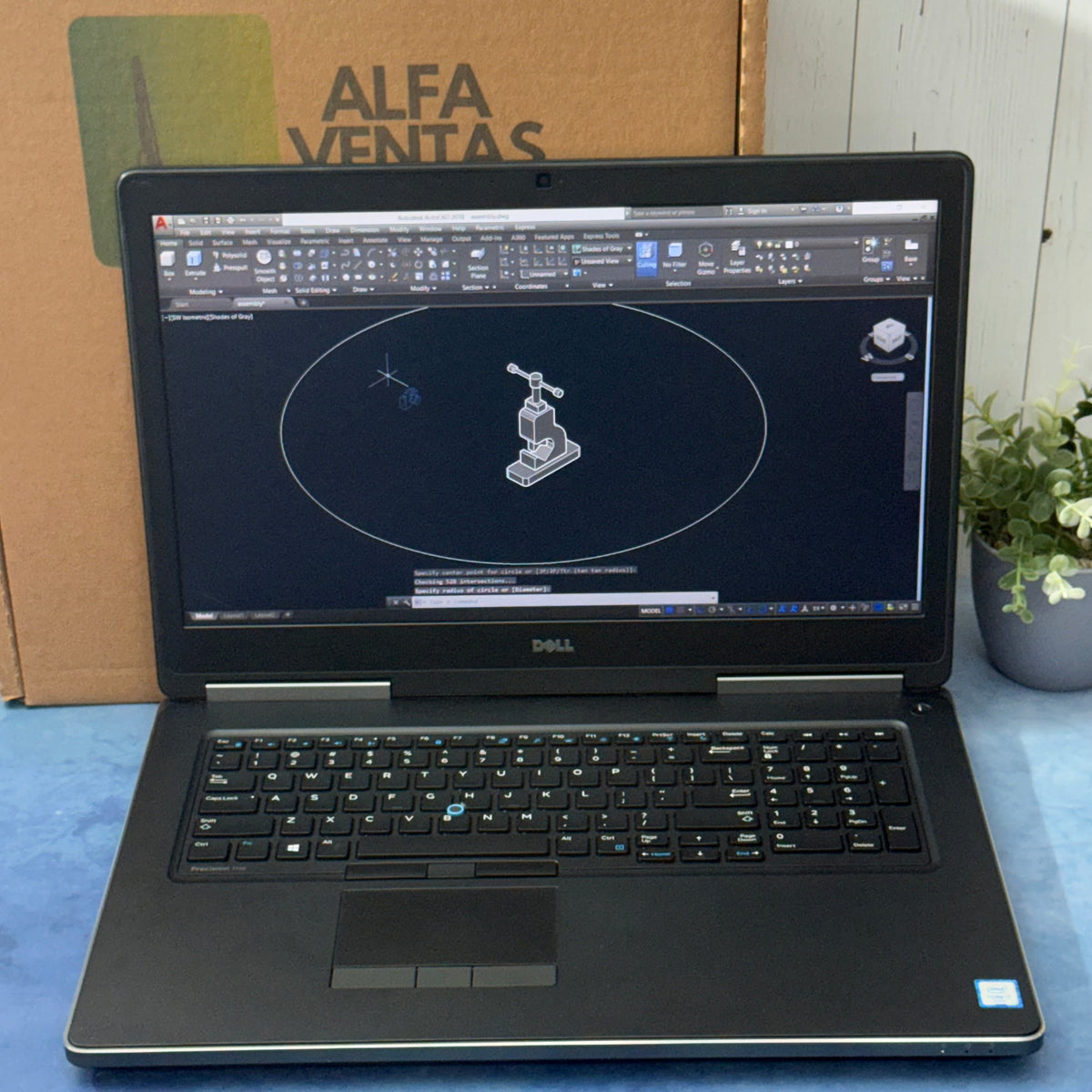 Laptop Dell Precision 7720 Core i7 6ta Gen 16 GB RAM SSD 256GB  Tarjeta NVIDIA Quadro M1200 4GB Pantalla 17.3″