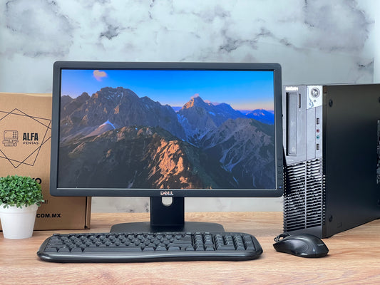Computadora Completa Lenovo ThinkCentre M82 SSD 240GB | 8GB RAM | Core i7 3ra Gen | Monitor 22”