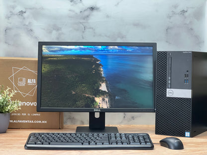 Computadora Completa Dell OptiPlex 5040 MT | Core i7 6ta Gen | 16GB RAM | 1TB SSD| Monitor Dell 22” | Kit Dell