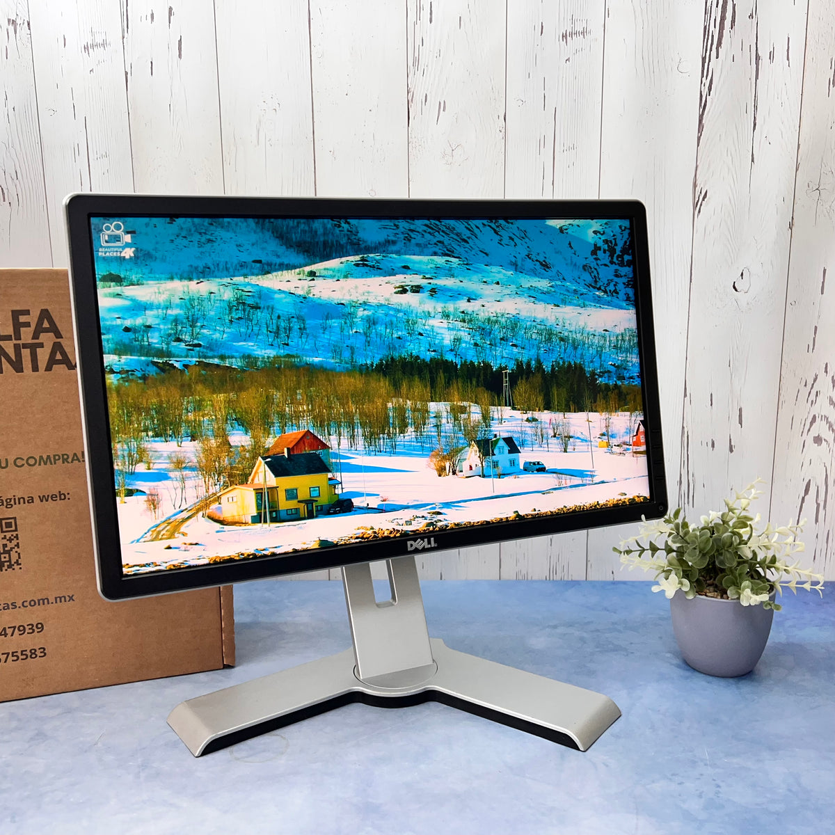 Monitor DELL 22” pulgadas LED FULL HD 1080p DISPLAYPORT VGA DVI