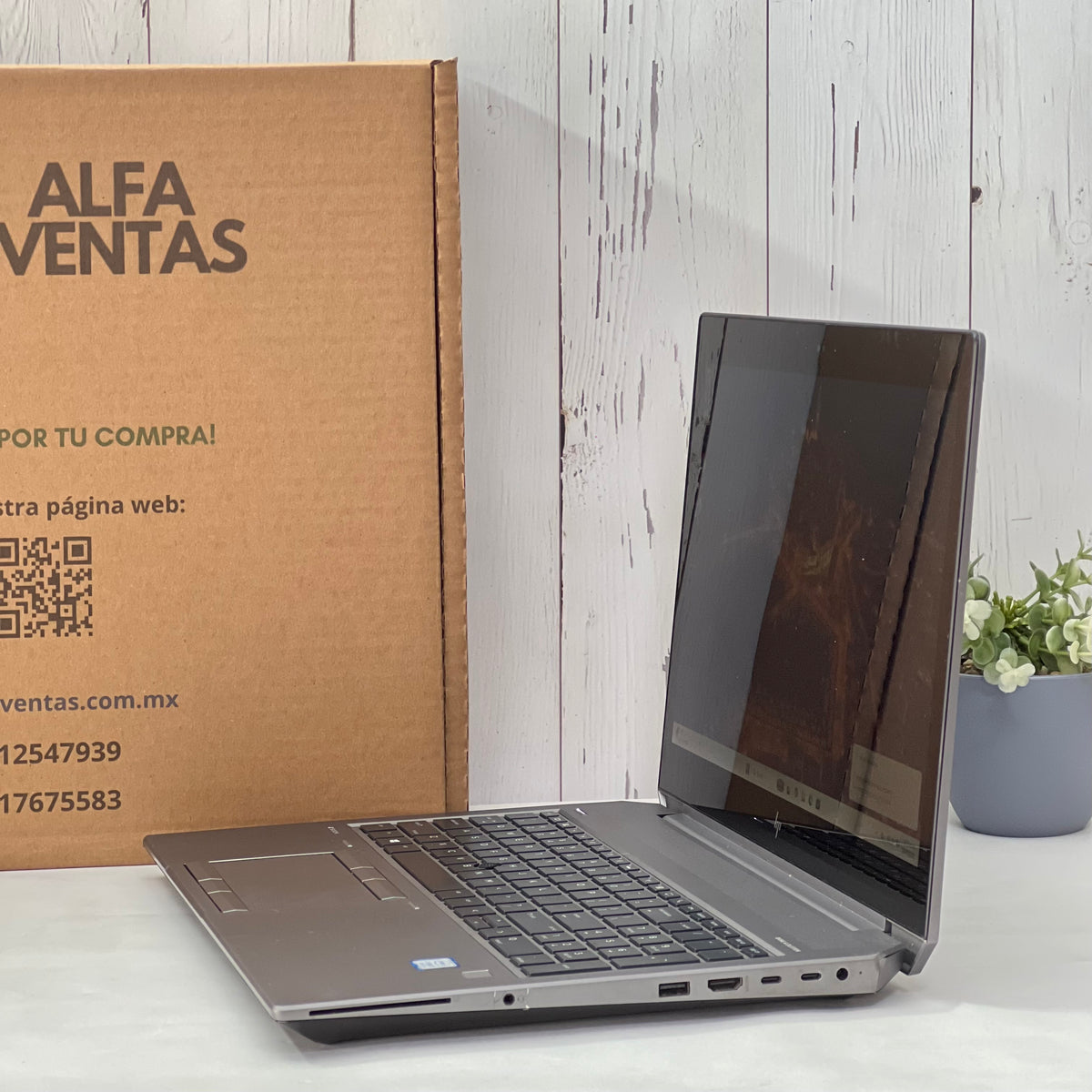 Laptop HP ZBook 15 G5  Core i7 8va Gen SSD 512GB 32GB RAM Tarjeta NVIDIA Quadro P1000 4GB  Pantalla Táctil 15.6"