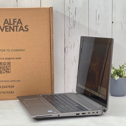Laptop HP ZBook 15 G5  Core i7 8va Gen SSD 512GB 32GB RAM Tarjeta NVIDIA Quadro P1000 4GB  Pantalla Táctil 15.6"
