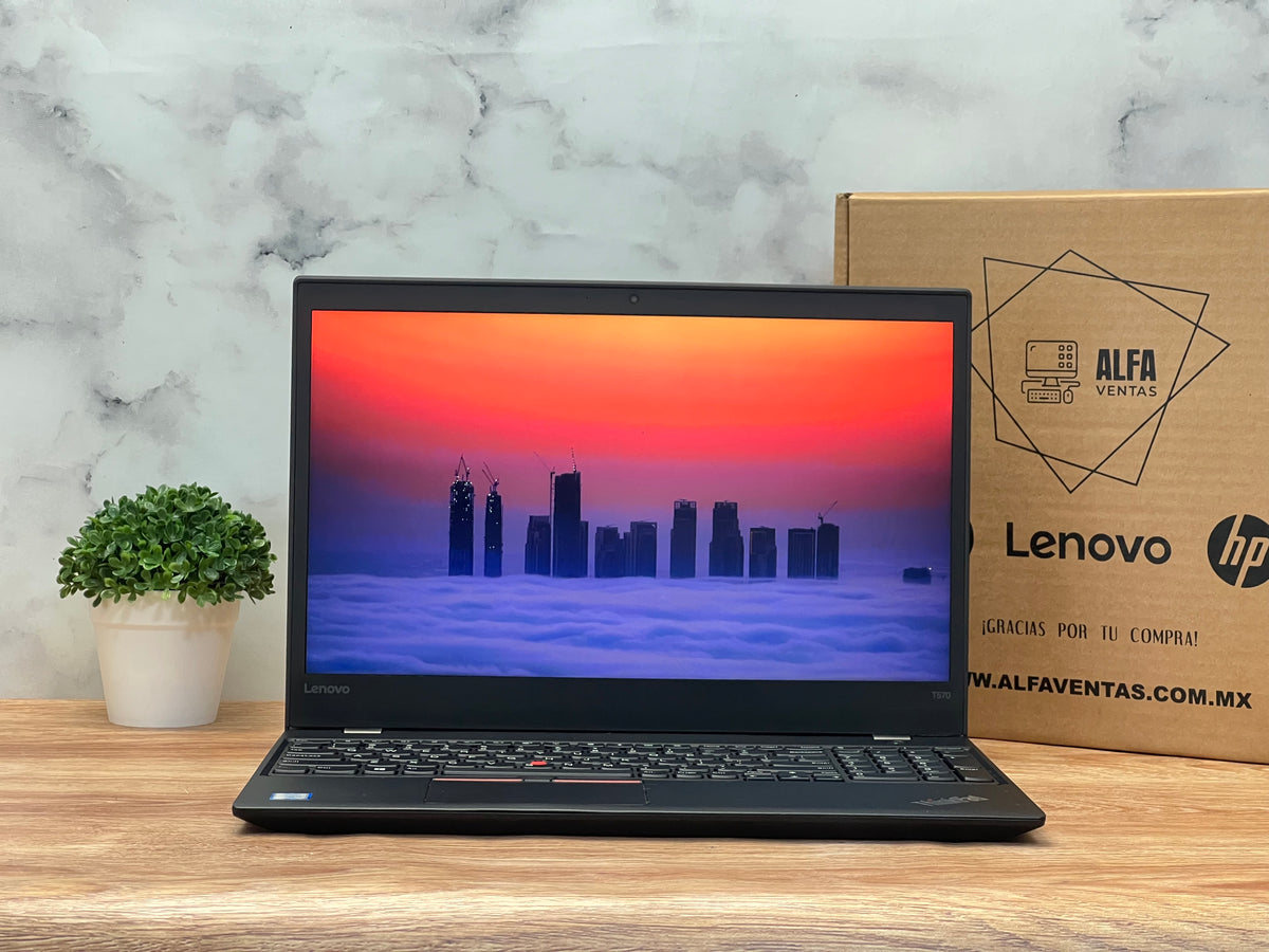 Laptop Lenovo ThinkPad T570 | Core i7 7ma Gen | SSD 256GB | 16GB RAM | Tarjeta NVIDIA GeForce 940MX 2GB | Pantalla 15.6”